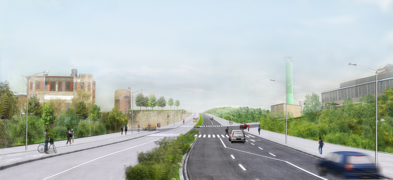 Baaum - Reichen et Robert Associes -Amenagement urbain de la vallee Seresienne-Seraing-Belgique-vue centrale.jpg