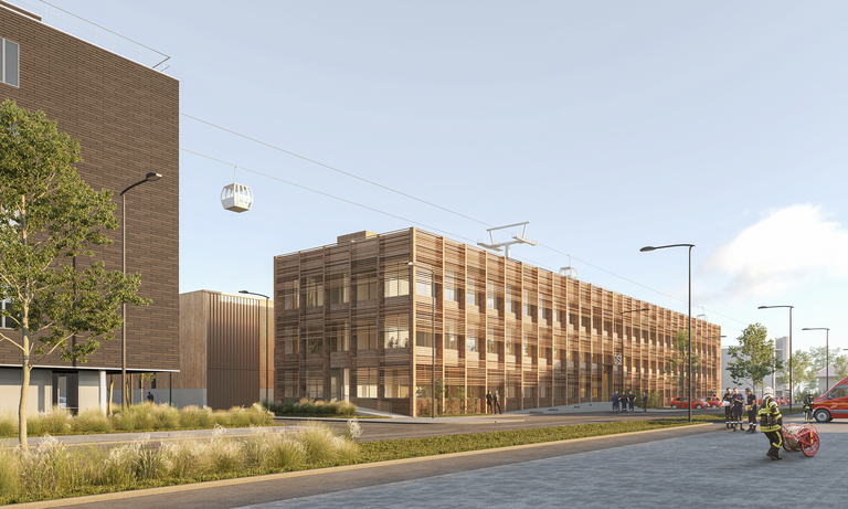 Baaum - Concours gagné - Nous avons remporté le concours pour la construction de la Brigade de sapeurs-pompiers de Paris.