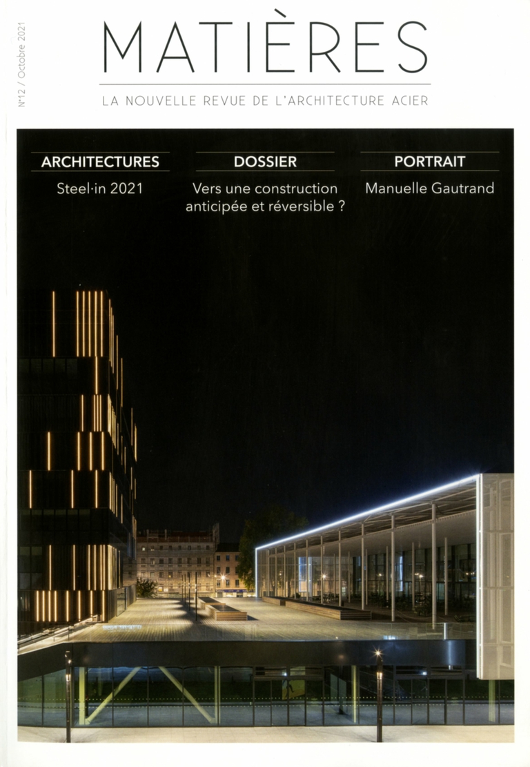 Baaum - MATIERES N° 12 - Vers une construction anticipée et réversible ?