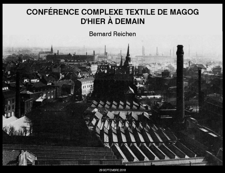 Baaum - Conférence du Complexe textile de Magog d'hier à demain