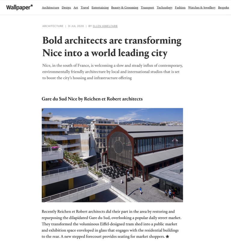 Baaum - Wallpaper* Magazine - "Bold architects are transforming Nice into a world leading city"