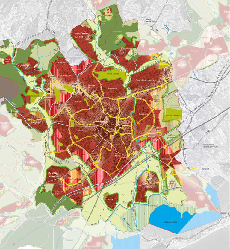 Carta - Reichen et Robert Associates - SCOT de l’agglomération de Montpellier