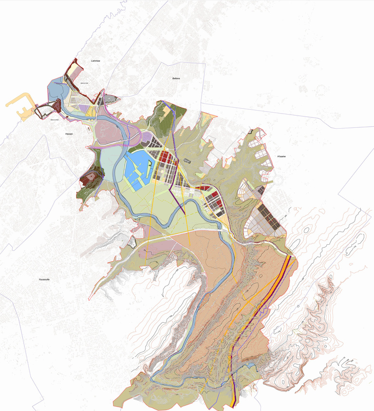 Carta - Reichen et Robert Associates - Urban development of the Bouregreg Valley